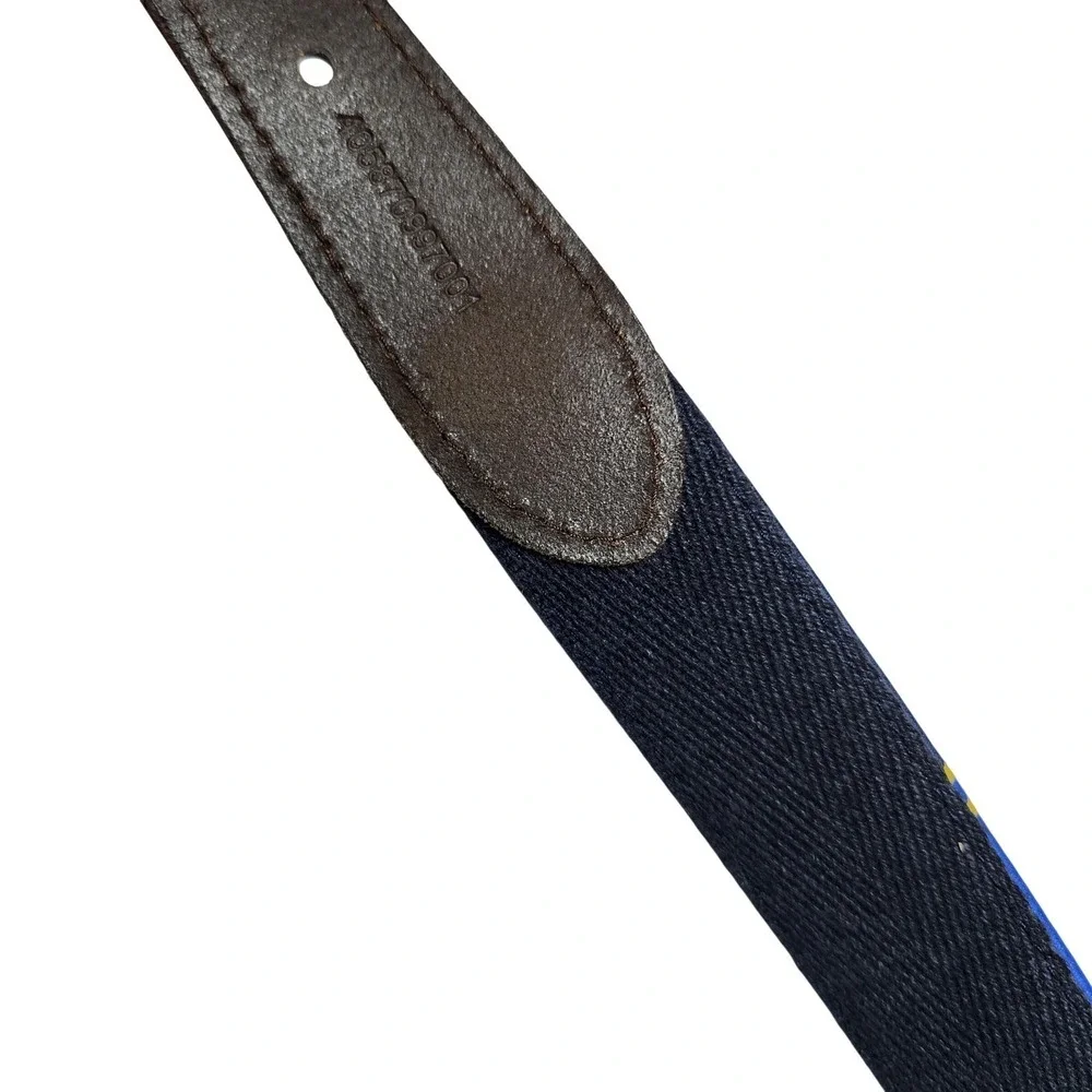 Ralph Lauren Boys Crest Webbed Belt Large L‎ Youth Women S Unisex New